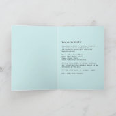 Luxuriöse Rosa Leopard Elegance Einladung (Innenseite)