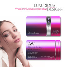 Luxuriöse rosa Lila glänzende Silberdekor-Initiale