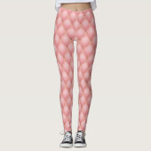 Luxuriöse Rosa Rose Gold Diamond Leggings (Vorderseite)