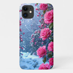 Luxuriöse rosa Rosen feminine Botanik Case-Mate iPhone Hülle