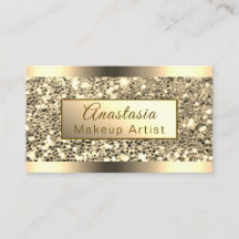 Luxuriöse Rose Gold Chunky Glitzer Makeup Artist