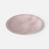 Luxuriöse Rose Gold Glas Textur Pappteller (Schrägansicht)