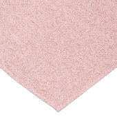 Luxuriöse Rose Gold Glitzer Design Kurzer Tischläufer (Ecke)