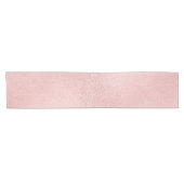 Luxuriöse Rose Gold Glitzer Design Kurzer Tischläufer (Horizontal)