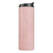 Luxuriöse Rose Gold Glitzer Design Thermosbecher (Nach links gedreht)