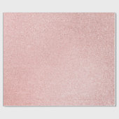 Luxuriöse Rose Gold Glitzer Geschenkpapier (Flach)