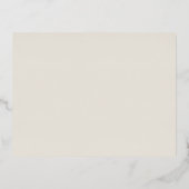 Luxuriöse Rose Gold Mediterrane Tile Wedding Menü (Rückseite)