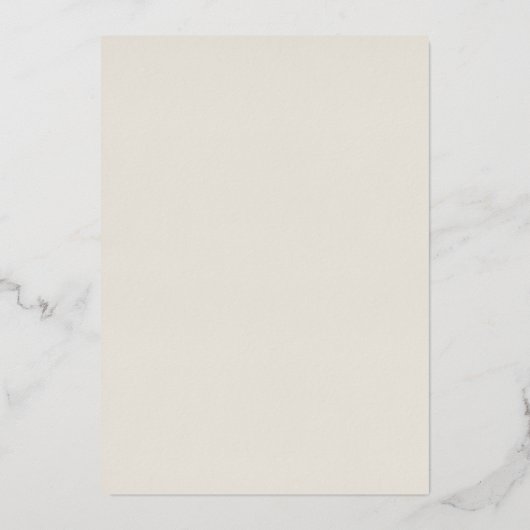 Luxuriöse Rose Goldene Mittelmeerklippe Hochzeit Folieneinladung (Rückseite)