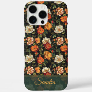 Luxuriöse Rose Personalisierbarer Name iPhone-Hüll iPhone 16 Pro Max Hülle