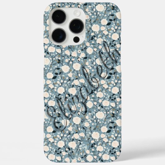 Luxuriöse Rose Personalizable Name iPhone Fall Case-Mate iPhone Hülle (Rückseite)
