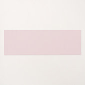 Luxuriöse Rose Rosa Rosa Glitzer Marmor Yogamatte (Rückseite (Horizontal))