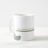 Luxuriöse Sage Theme Words Kaffeetasse (Vorderseite Links)