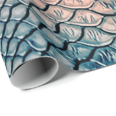 Luxuriöse Schlangenhaut-Textur Hintergrundtextur,L Geschenkpapier (Rolleneckpunkt)