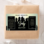 Luxuriöse, schwarz-perlenfarbene Buttermarken (Insitu)