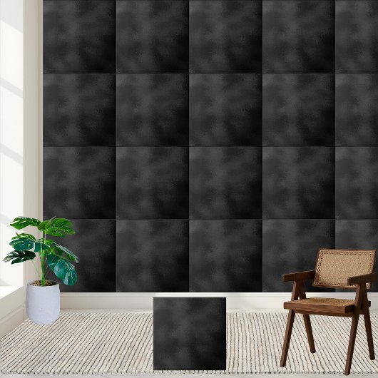 Luxuriöse Schwarz Textured Modern Keramik Tile Fliese