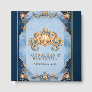 Luxuriöse Seepferdchen-Hochzeit im Vintage-Stil Gästebuch