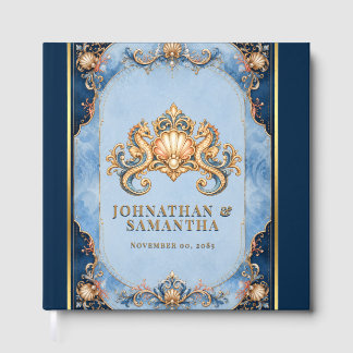 Luxuriöse Seepferdchen-Hochzeit im Vintage-Stil Gästebuch