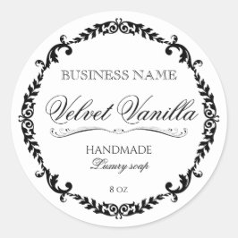 Luxuriöse Seife handgefertigt Beauty Business Runder Aufkleber