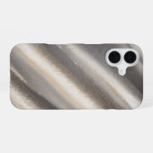 Luxuriöse Silver and Gold Phone Case iPhone 16 Hülle (Rückseite (Horizontal))