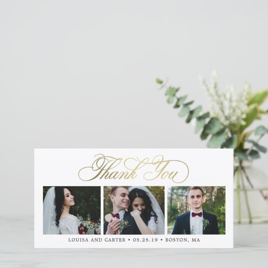 Luxuriöse Skript EDITABLE FARBE Vielen Dank an Car Dankeskarte (Stehend Vorderseite)