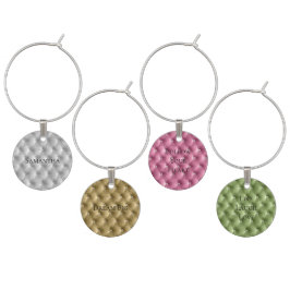Luxuriöse Soft Gray Gold Pink Sage Imitats Velvet Glasmarker