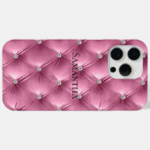 Luxuriöse Soft Pink Imitate Velvet Case-Mate iPhone Hülle (Rückseite (Horizontal))