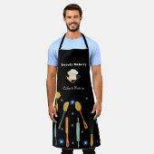 Luxuriöse Sparkle Backwaren Backwaren Utensil Bäck Schürze (Getragen)