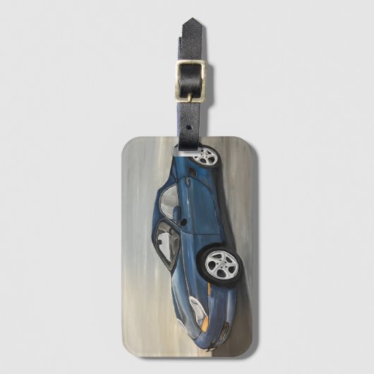 Luxuriöse Sportwagenmalerei Gepäckanhänger (Vorderseite Vertikal)