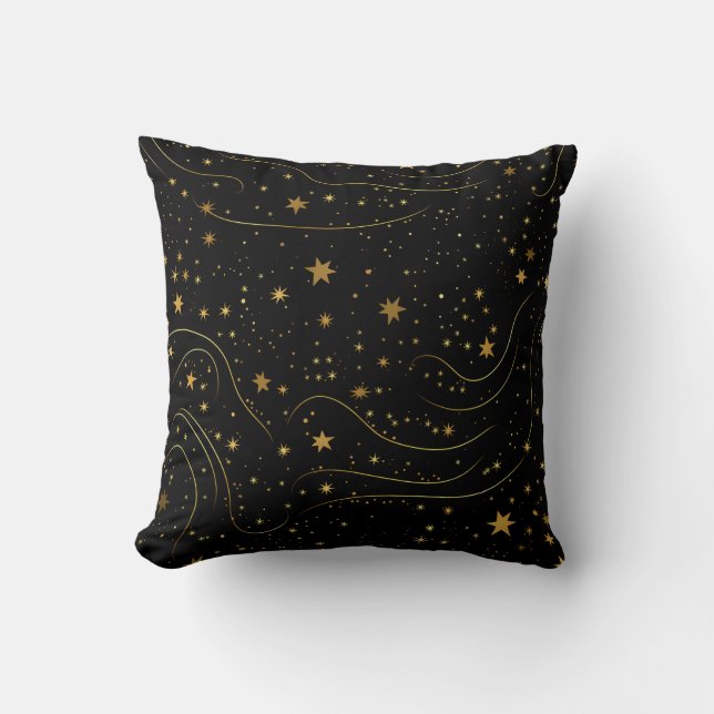 Luxuriöse Starry Night Accent Pillow Kissen (Vorderseite)