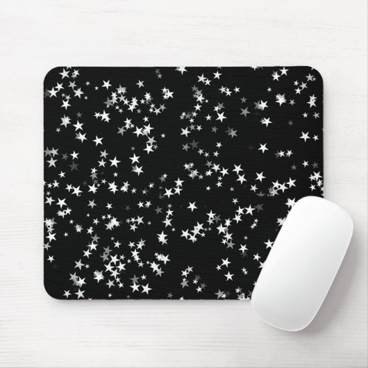 Luxuriöse Starry Sky Black Star Elegance Astronomi Mousepad (Mit Mouse)