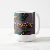 Luxuriöse Tasse mit elegantem Design - Eine elegan (VorderseiteRechts)