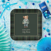 Luxuriöse Teddy Bär Babydusche Pappteller (Party)