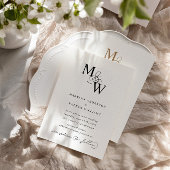 Luxuriöse Typografie Budget Hochzeitseinladung Einladung