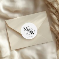Luxuriöse Typografie Wedding Monogram