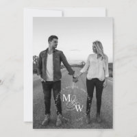 Luxuriöse Typografie Wedding Save the Date