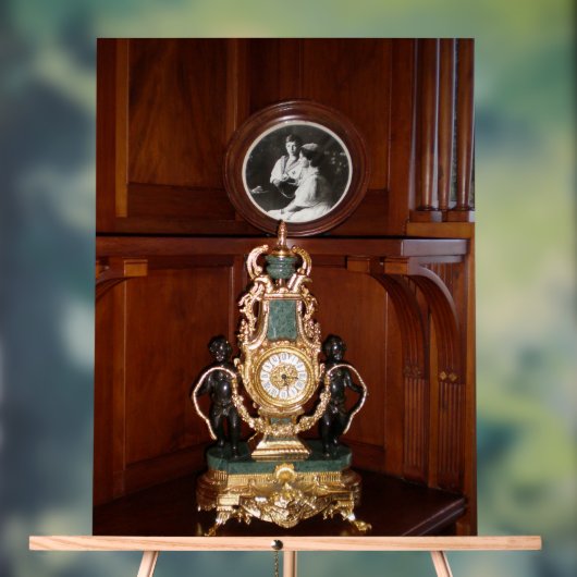 Luxuriöse Uhr im Königsraum Livadia Palast Acrylschild (Neutral)