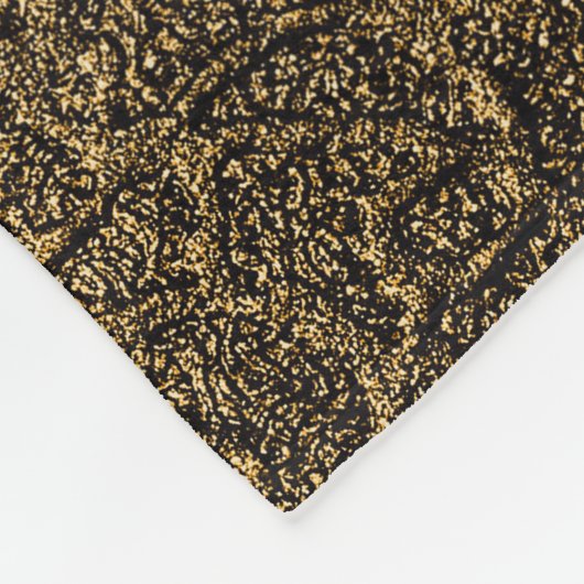 Luxuriöse Verpackung, helle Spot Highlights. Fleecedecke (Ecke)