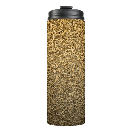 Luxuriöse Verpackung, helle Spot Highlights. Thermosbecher (Vorderseite)