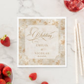 Luxuriöse viktorianische Herbst-Hochzeit Serviette (Beispiel)
