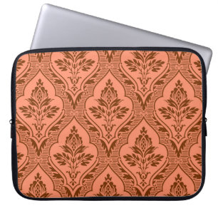 Luxuriöse Vintage Damaske Nahtlose Textur Laptopschutzhülle