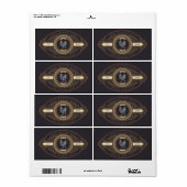 Luxuriöse Vintage goldene Eierkarton (Vorne)