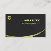 "Luxuriöse Visitenkarte mit ausgeklügelter und Mod (Vorderseite)