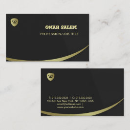 "Luxuriöse Visitenkarte mit ausgeklügelter und Mod