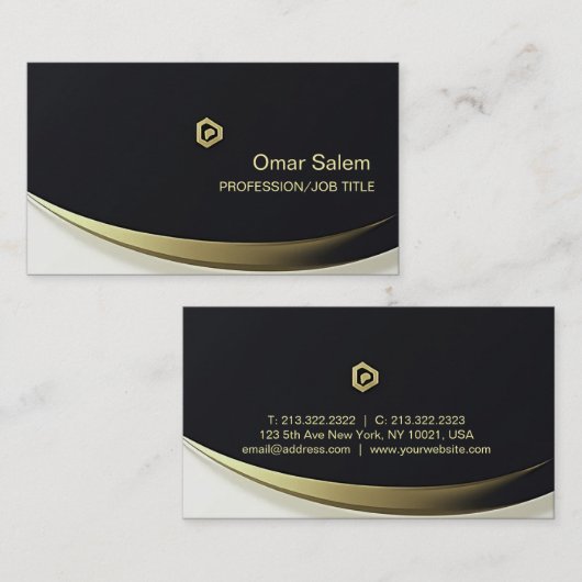 "Luxuriöse Visitenkarten, die Luxus und Mod verbin Visitenkarte (Vorne/Hinten)