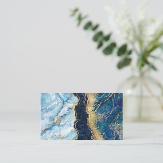 Luxuriöse Visitenkarten Visitenkarte (Stehend Vorderseite)