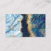 Luxuriöse Visitenkarten Visitenkarte (Rückseite)