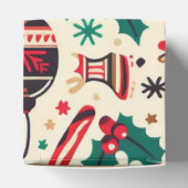 Luxuriöse Weihnachtssaison Muster Geschenkschachtel (Oben)