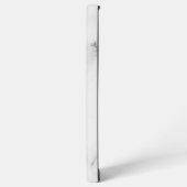 Luxuriöse, weiße Marmorstruktur Samsung Galaxy Hülle (Linke Seite)