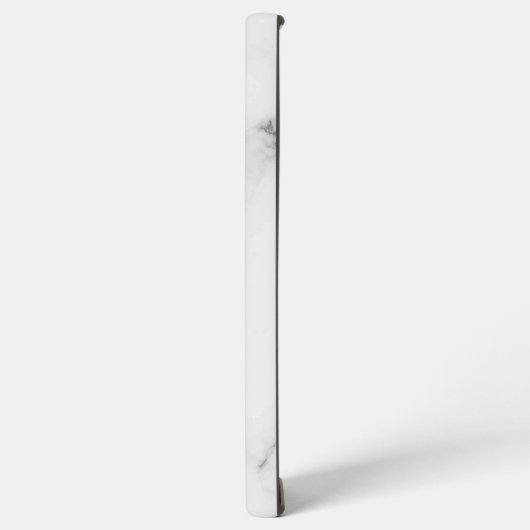 Luxuriöse, weiße Marmorstruktur Samsung Galaxy Hülle (Linke Seite)