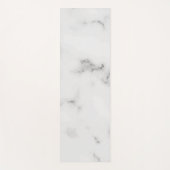 Luxuriöse, weiße Marmorstruktur Yogamatte (Vorderseite)